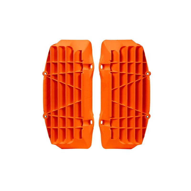 RACETECH (RTECH) OSŁONY (KRATKI) WLOTÓW CHŁODNIC KTM EXC/EXCF 17-18, SXF 16-18, SX 17-18 KOLOR POMARAŃCZOWY (8457900001)