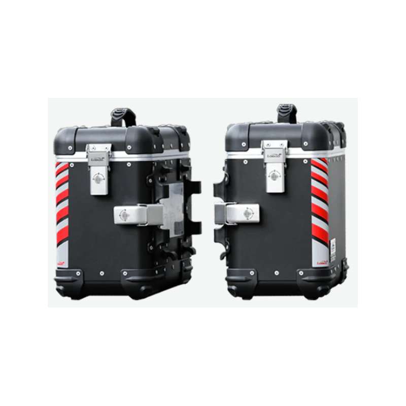 LOBOO TIBET Kufry boczne czarne 35+28L (10.5.03351.010.11)