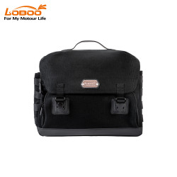 LOBOO Boczna torba Vintage czarna 12L, do montażu z BZJ01BK