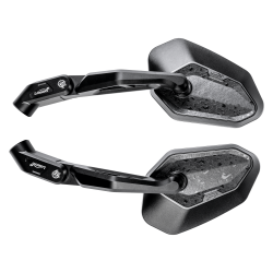 LOBOO Składane lusterka wsteczne (para), PC+ABS