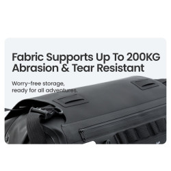 LOBOO Torba ALPS TPU 18L, IPX7, Molle, czarna