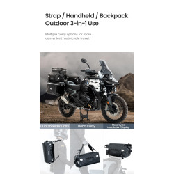 LOBOO Torba ALPS TPU 18L, IPX7, Molle, czarna