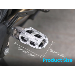 LOBOO Szerokie podnóżki do BMW G310GS, F750GS, F850GS, S1000XR, RI200GS, R1200GS, R1250GS, R1250GS Adventure, R1300GS