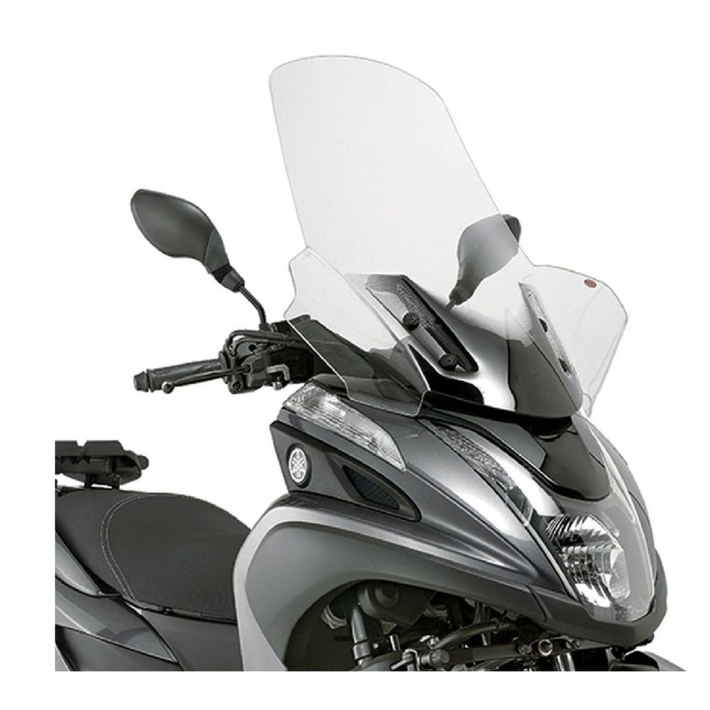 KAPPA SZYBA YAMAHA TRICITY 125-155 (14-19), MBK TRYPTIK 125 (14-17) 74 X 63 PRZEZROCZYSTA - POTRZEBNE MOCOWANIE D2120KITK - skaz
