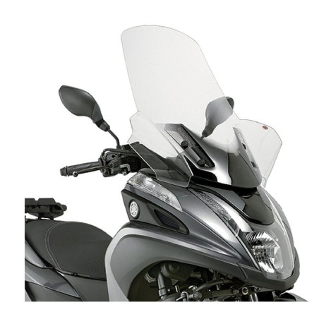 KAPPA SZYBA YAMAHA TRICITY 125-155 (14-19), MBK TRYPTIK 125 (14-17) 74 X 63 PRZEZROCZYSTA - POTRZEBNE MOCOWANIE D2120KITK - skaz
