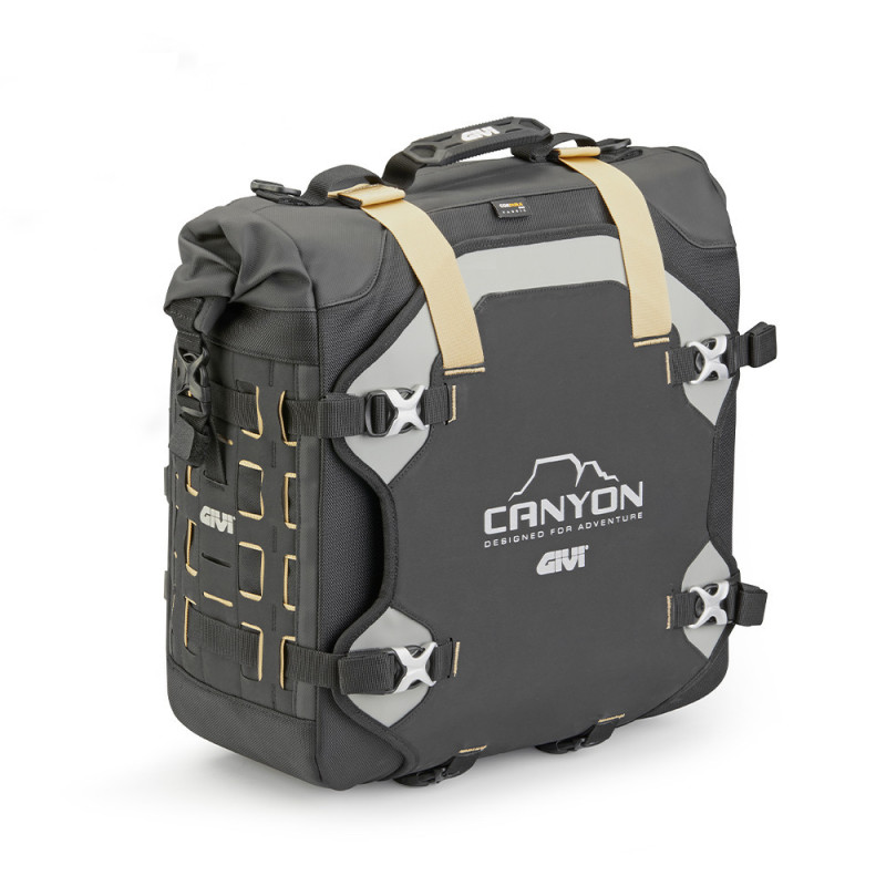 GIVI SAKWA WODOSZCZELNA OFF-ROAD / ENDURO (1X30LT) WPINANA W STELAŻ PL, ZAPINANE NA KLUCZ (MOCOWANIE TYPU MONOKEY) MODEL CANYON