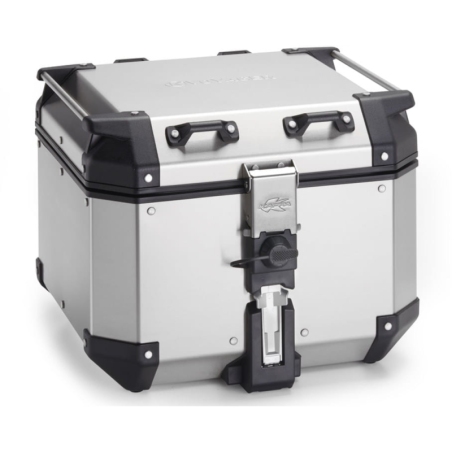 KAPPA 2025/05 KUFER CENTRALNY 42L MONOKEY KVG420A K'VOYAGER ALUMINIOWY KOLOR SREBRNY