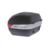 Kufer Givi V47NN (czarny, 47 litrów, czerwone odblaski, pokrywa karbonowa)