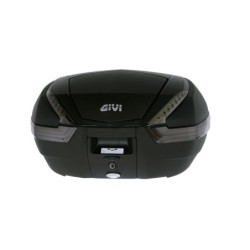 Kufer Givi V47NNT (czarny, 47 litrów, szare odblaski, pokrywa karbonowa)