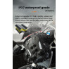 LOBOO WANDERER Pompowane wodoodporne (IPX6) torby boczne 6L (para) montowane na gmole, czarne, 1 zestaw - 2 szt