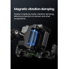 LOBOO Uchwyt na telefon PH06 (z modułem ładowania, sport), magnetyczny system antywstrząsowy
