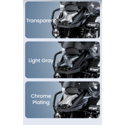 LOBOO Osłona przedniego reflektora do BMW R1300GS ADVENTURE (2024-), przezroczysta