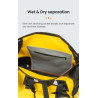 LOBOO Torba motocyklowa PVC fluo 90L (z kieszenią separacyjną na mokre rzeczy)