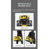 LOBOO Torba motocyklowa PVC fluo 90L (z kieszenią separacyjną na mokre rzeczy)