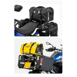 LOBOO Torba motocyklowa PVC fluo 90L (z kieszenią separacyjną na mokre rzeczy)
