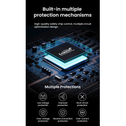 LOBOO Electronic Manager, inteligentny rozdzielacz zasilania, moc wyjsciowa 360W (na 1 urządzenie), wodoodporny, ochrona przed p