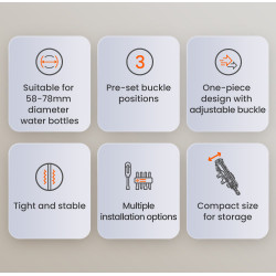 LOBOO Uchwyt motocyklowy na bidon