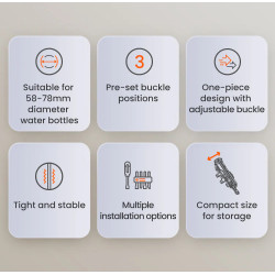 LOBOO Uchwyt motocyklowy na bidon