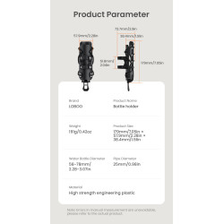 LOBOO Uchwyt motocyklowy na bidon