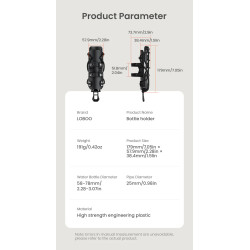 LOBOO Uchwyt motocyklowy na bidon