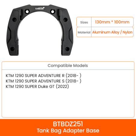 LOBOO Magnetyczny uchwyt do Tank Bag Easy, do KTM 1290