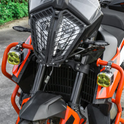 LOBOO L12T światła drogowe i mijania pomocnicze pasuje do rur o średnicy 22/25/28 mm, 15 200 Lumenów, 8-stopniowa skala świeceni