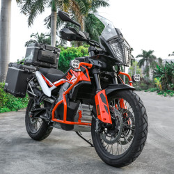 LOBOO L12T światła drogowe i mijania pomocnicze pasuje do rur o średnicy 22/25/28 mm, 15 200 Lumenów, 8-stopniowa skala świeceni