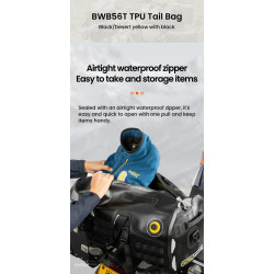 LOBOO TPU Torba 56L biało-czarna (z hermetycznym zamkiem błyskawicznym)