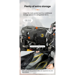 LOBOO TPU Torba 56L biało-czarna (z hermetycznym zamkiem błyskawicznym)