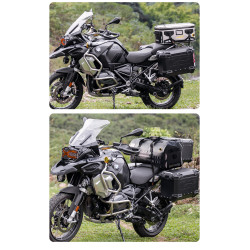 LOBOO TPU Torba 56L biało-czarna (z hermetycznym zamkiem błyskawicznym)