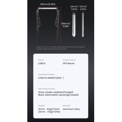 LOBOO Zestaw montażowy GPS do motocykli CFMOTO 800MT (2023-) belka 22mm
