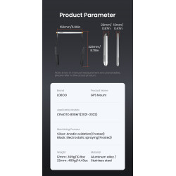 LOBOO Zestaw montażowy GPS do motocykli CFMOTO 800MT (2023-) belka 22mm