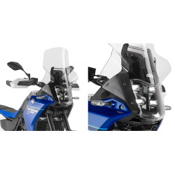 GIVI SZYBA PRZEZROCZYSTA (62,5 X 44,5 CM) (H x W) - YAMAHA Ténéré 700 / Rally (25) Z OSŁONĄ PRZEDNIEGO REFLEKTORA PRZEZROCZYSTA 