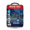 BIKETEC POKROWIEC WODOODPORNY AQUATEC NA MOTOCYKL Z MIEJSCEM NA KUFER CENTRALNY KOLOR CZARNY/SZARY ROZMIAR M