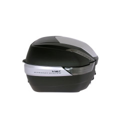 Kufer Givi V47NT (czarny, 47 litrów, szare odblaski, pokrywa aluminiowa)