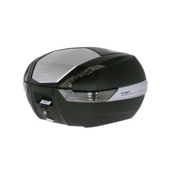 Kufer Givi V47NT (czarny, 47 litrów, szare odblaski, pokrywa aluminiowa)