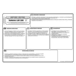 Stelaż pod kufer centralny do Yamaha XJR1300 [07-12] - Givi 361F (zgodny z Kappa K3610)