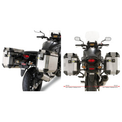 Kufry boczne Kappa KFR Honda CB 500X  [13-18] - srebrne