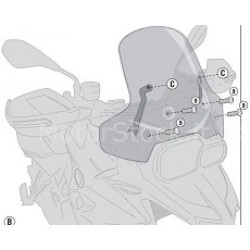 Zestaw mocujący D5107KIT do szyby Givi 5107DT