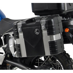 Kufry boczne Hepco & Becker Gobi black edition (czarno-srebrne, 2x 37 litrów)