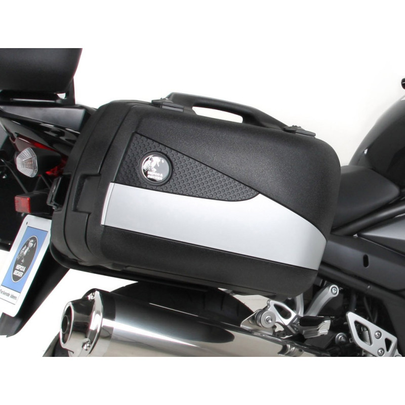 Kufry boczne Hepco & Becker Junior 40 Flash (czarno-srebrne, 2x 40 litrów)