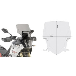 Szyba turystyczna Givi D2145S do Yamaha Tenere 700 [19-]