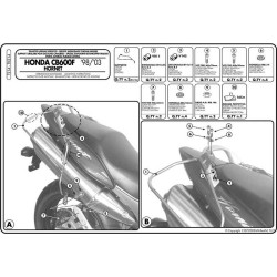 Stelaż pod sakwy do Honda CB600F Hornet [03-06], CB600F Hornet / S [98-02] - Givi T214 (zgodny z Kappa TK214)