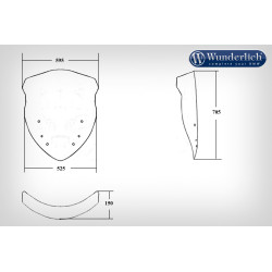 Szyba Wunderlich Marathon do BMW R1200RT [ 10-13]