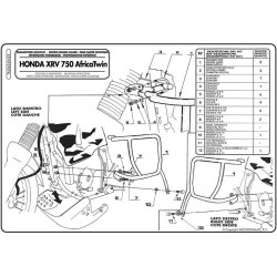 Gmole Givi TN362 (zgodne z Kappa KN23) do Honda Africa Twin 750 [96-02]