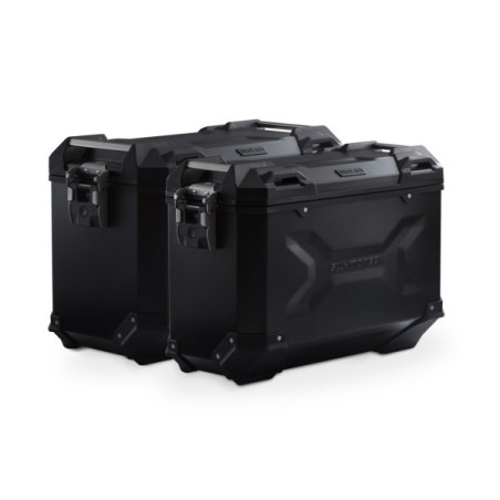 Zestaw aluminiowych kufrów bocznych Sw-Motech Trax ADV do Honda XRV750 Africa Twin - czarne