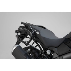 Zestaw aluminiowych kufrów bocznych Sw-Motech Trax ADV do Suzuki V-Strom 1000 - srebrne