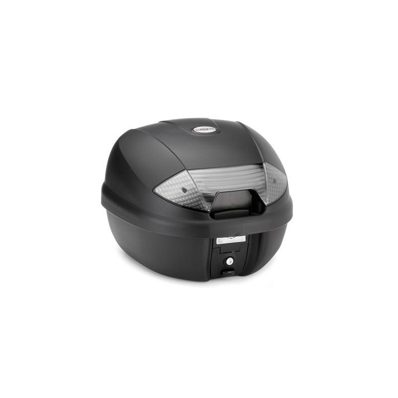 KAPPA KUFER CENTRALNY 30L MONOLOCK K30NT Z BIAŁYMI ODBLASKAMI ( ZAWIERA PŁYTĘ )