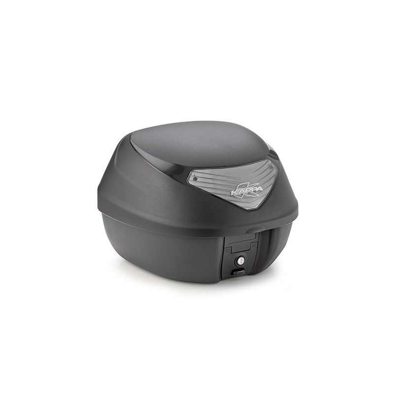 KAPPA KUFER CENTRALNY 29L MONOLOCK K29NT Z BIAŁYMI ODBLASKAMI ( ZAWIERA PŁYTĘ BEZ NAKŁADKI MASKUJĄCEJ )