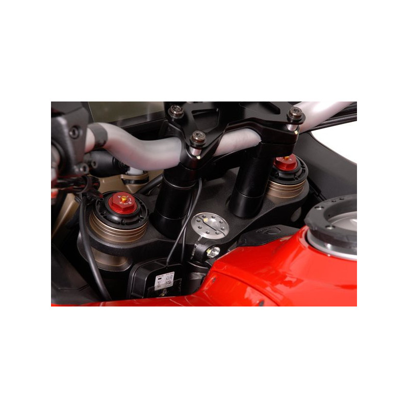 Podwyższenie kierownicy Sw-Motech 30mm do Ducati Multistrada 1200 /S [10-14] - czarne